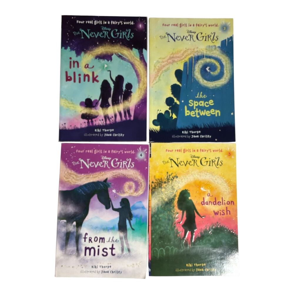 The Never Girls Collection Set Books 1-4 Disney Series by Kiki Thorpe Chapter PB